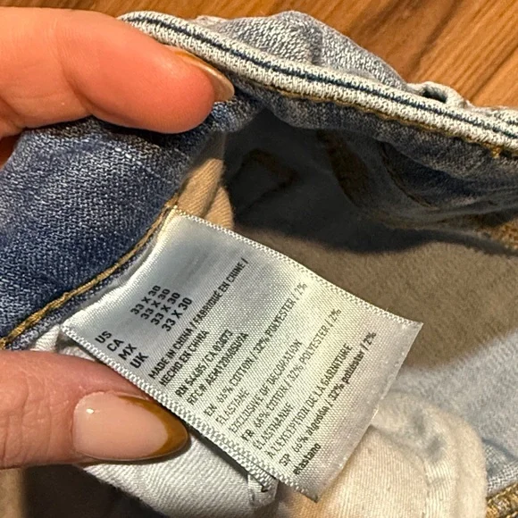 American Eagle Outfitters Light Blue Relaxed Jeans - Picture 3 of 4